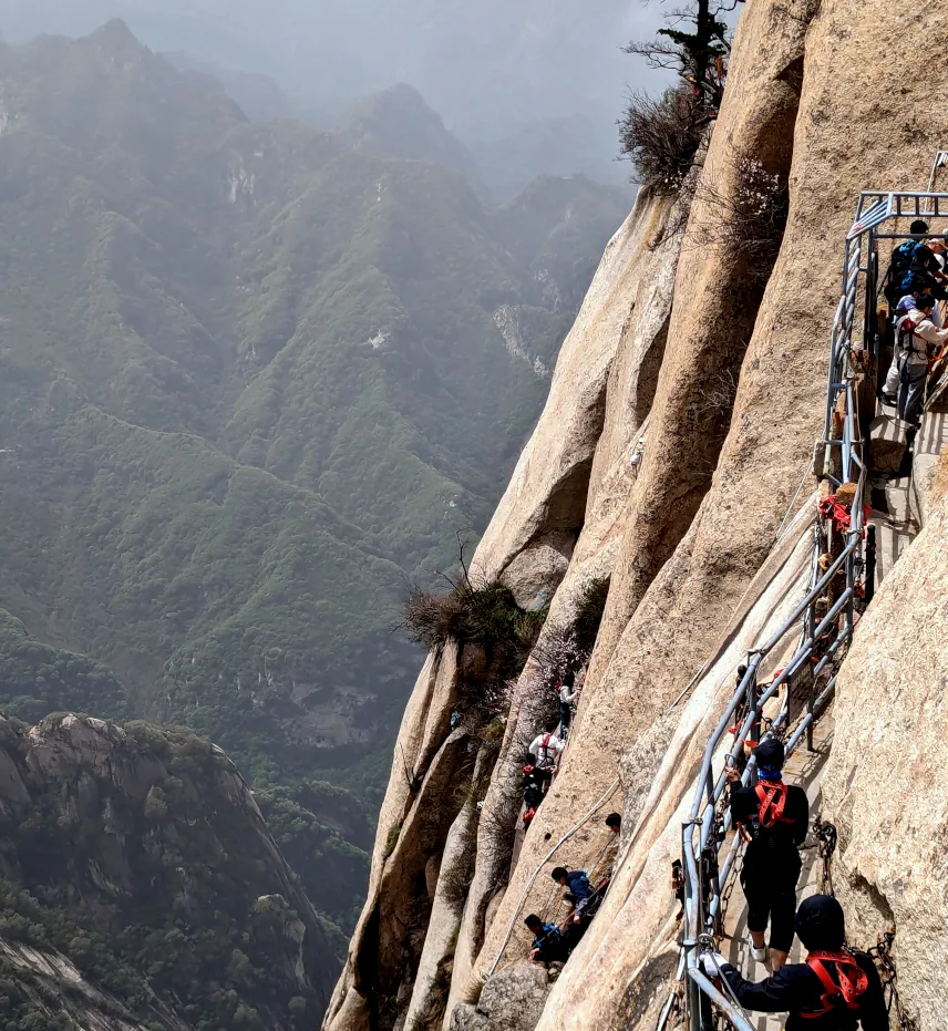 Picture of Mount Huashan Famous Plank Walk