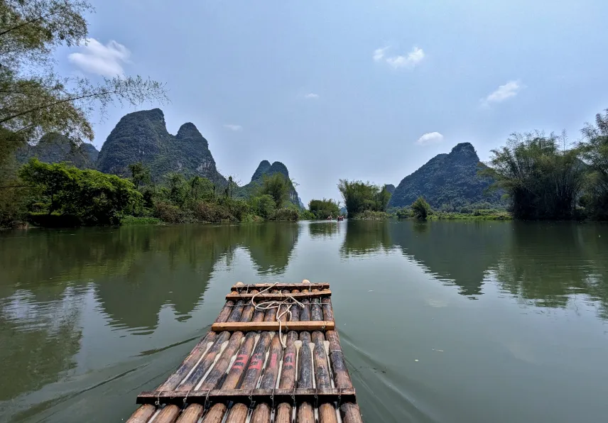 Picture of Bamboo raft in Yangshuo