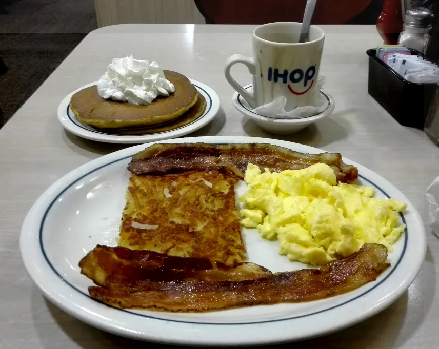 Picture of IHOP breakfast, NYC, USA