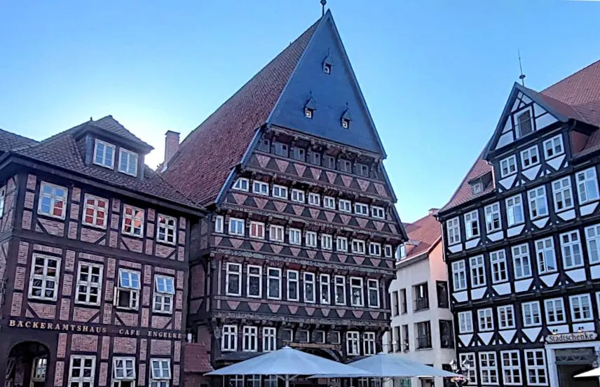 Picture of largest half-timbered house in the world, Hildesheim