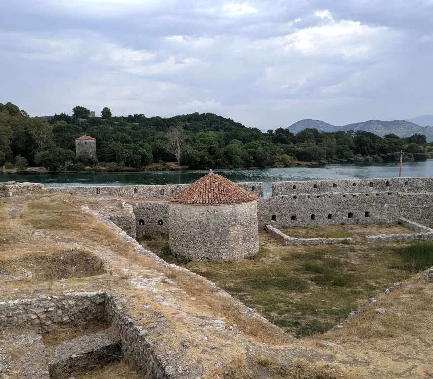 Picture of Butrint ruins and Venetian castle
