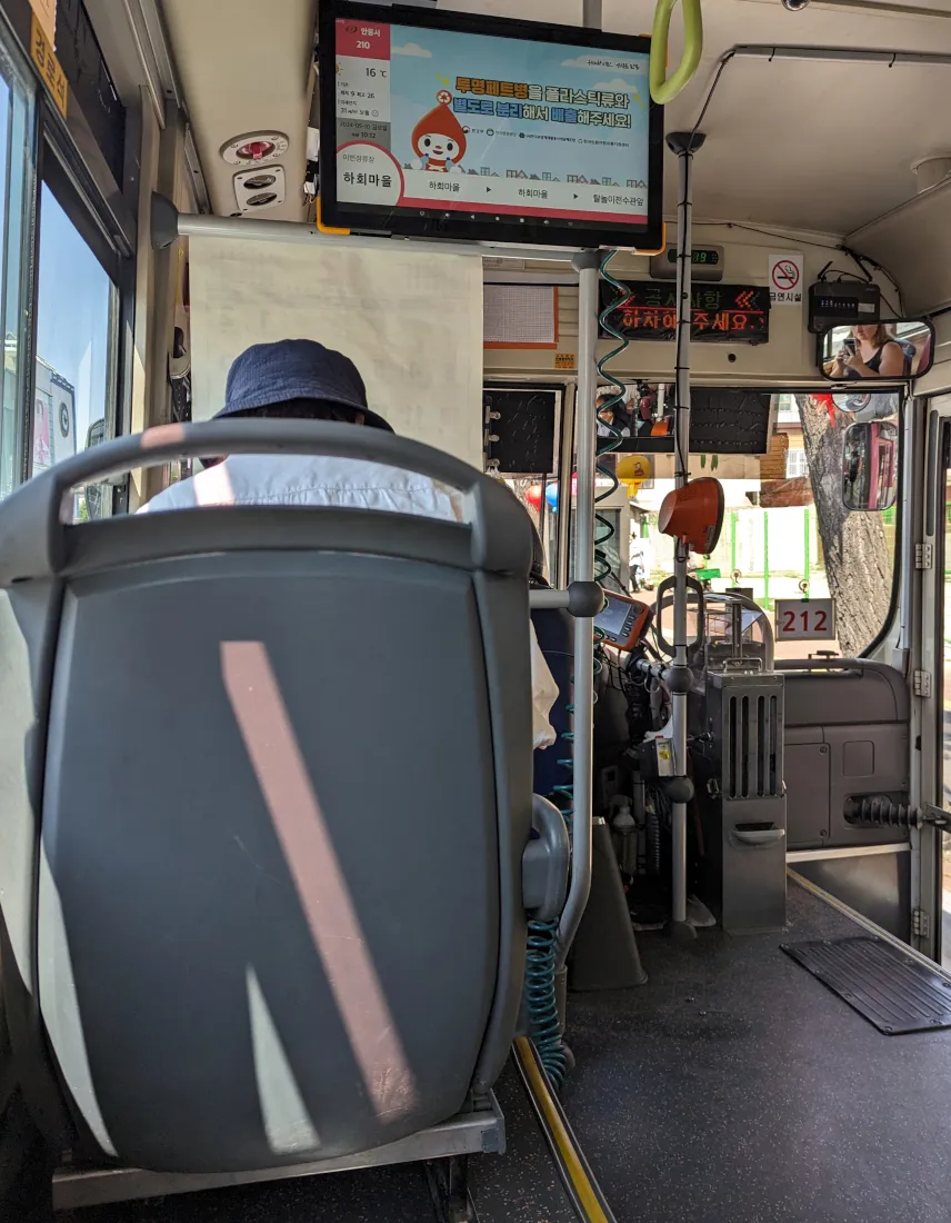 Picture of Taking the bus in Andong