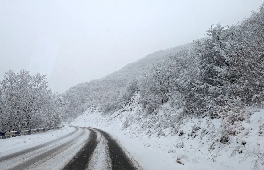 Picture of Roads in winter in Armenia