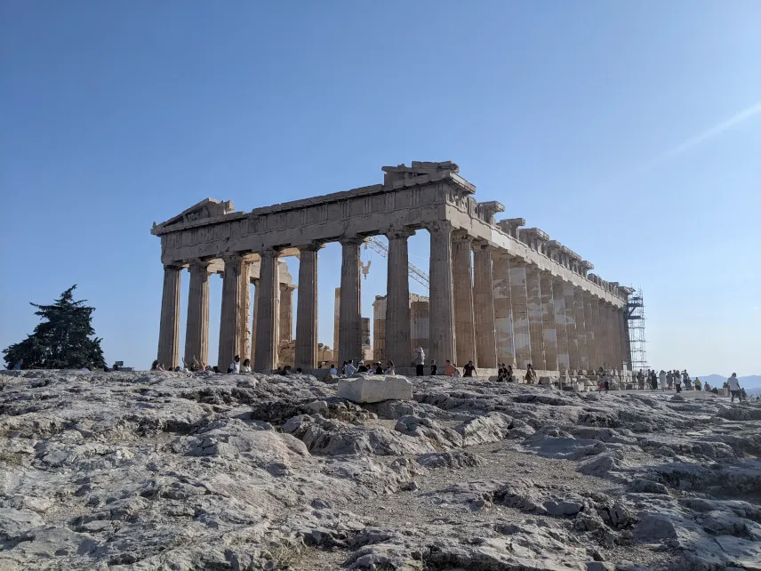 Picture of a view on the acropolis