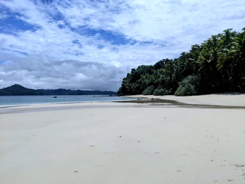 Picture of a beach, Coiba