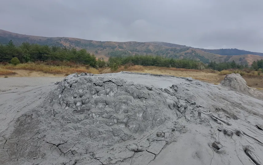 Picture of Mud bubbling in a mud volcano