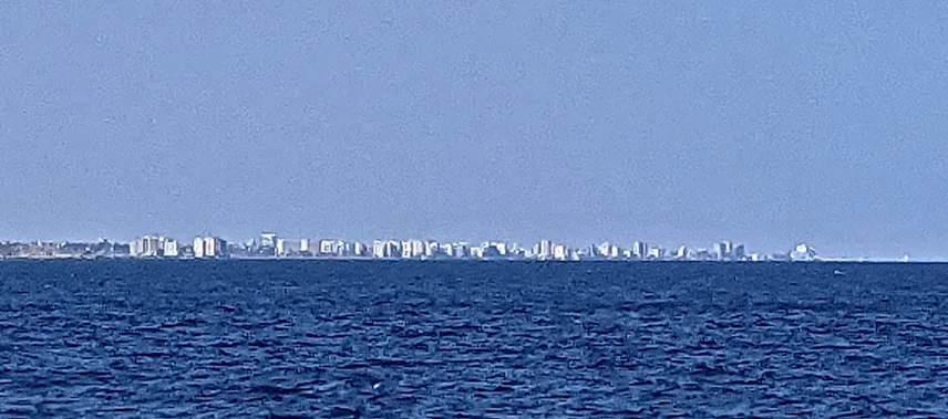 Picture of Famagusta as seen from a boat