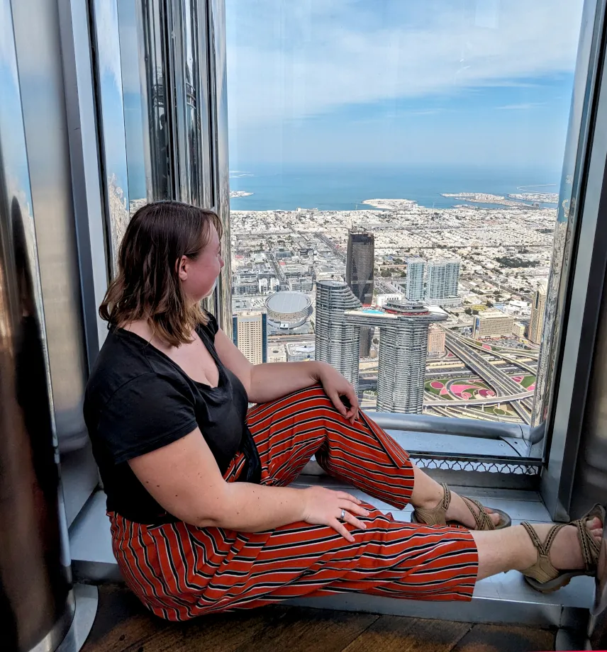 Picture of Enjoying the view from the Burj Khalifa