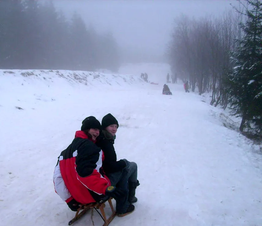 Picture of sleigh drivers in Osterode am Harz