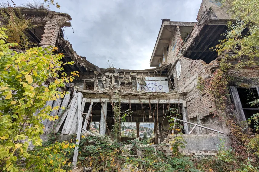 Picture of Destroyed children's hospital