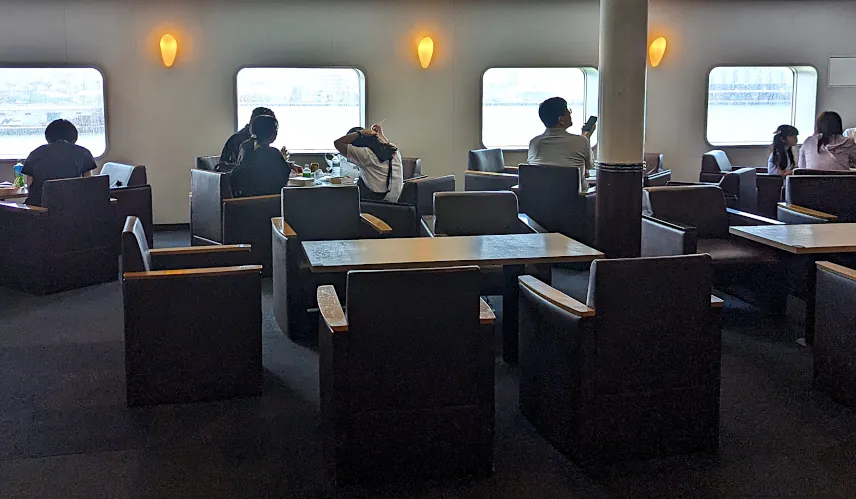 Picture of Indoor Seating Area on the Camellia Line Ferry