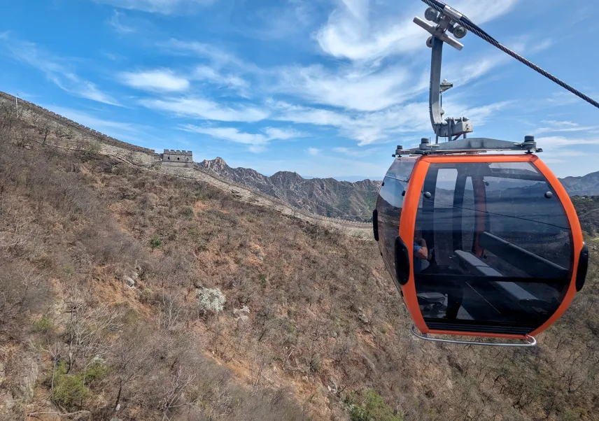 Picture of Cable car on western side of Mutianyu Section