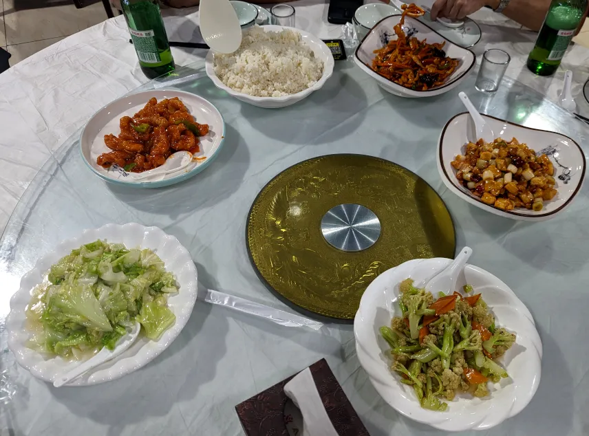 Picture of Lunch at our Great Wall tour