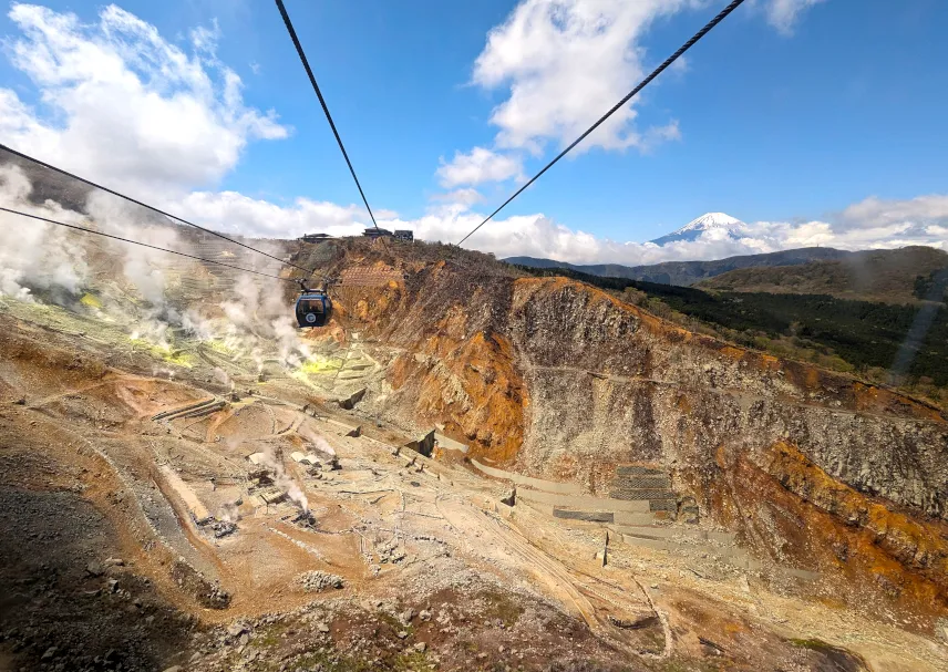 Picture of Mount Fuji view from the Hakone Ropeway