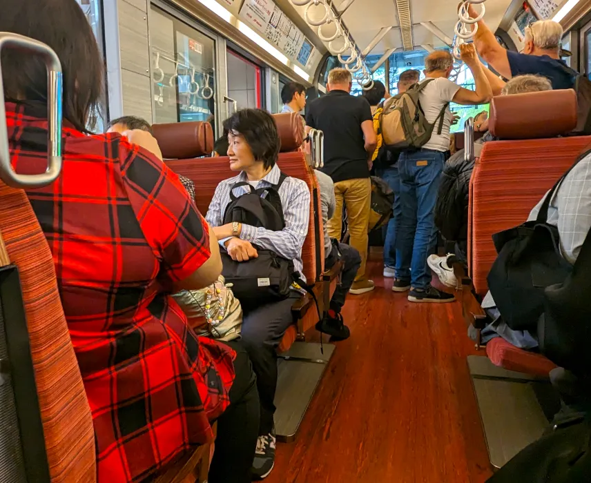 Picture of Hakone Tozan Train from  Hakone Yumoto Station to Gora