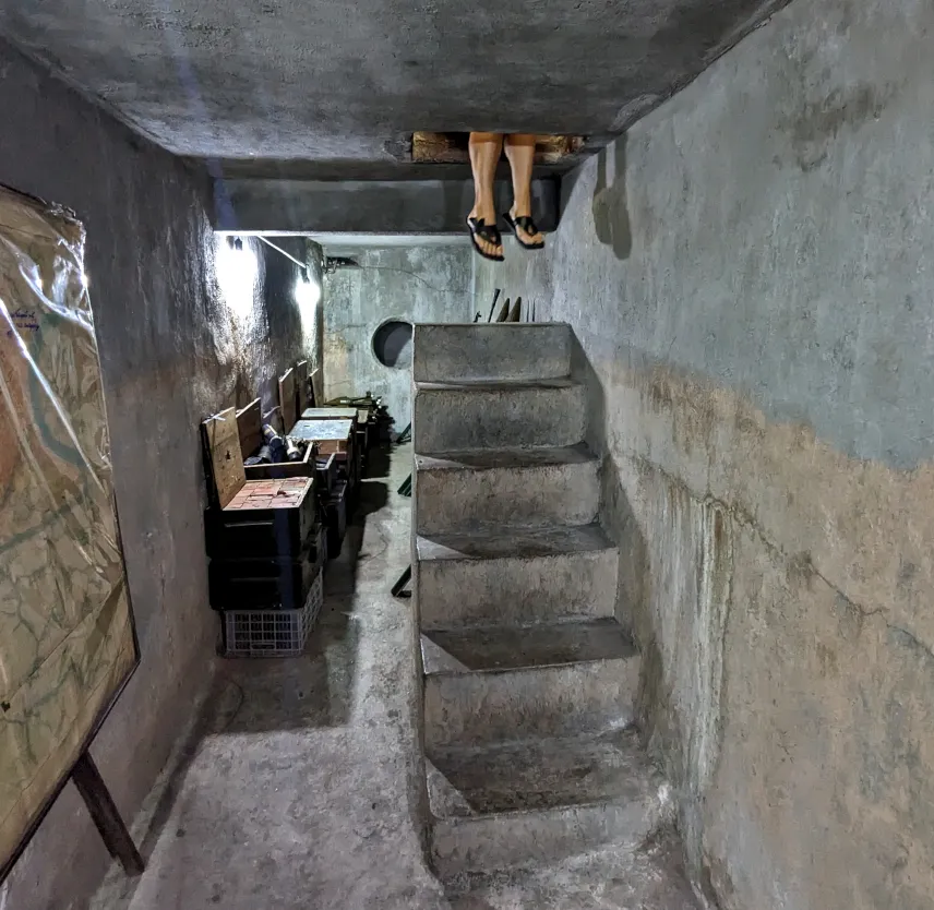 Picture of Entering the Secret Weapon Bunker in Ho Chi Minh City