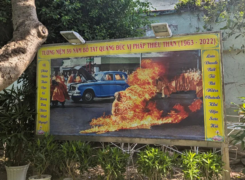 Picture of Burning Monk Monument Ho Chi Minh City