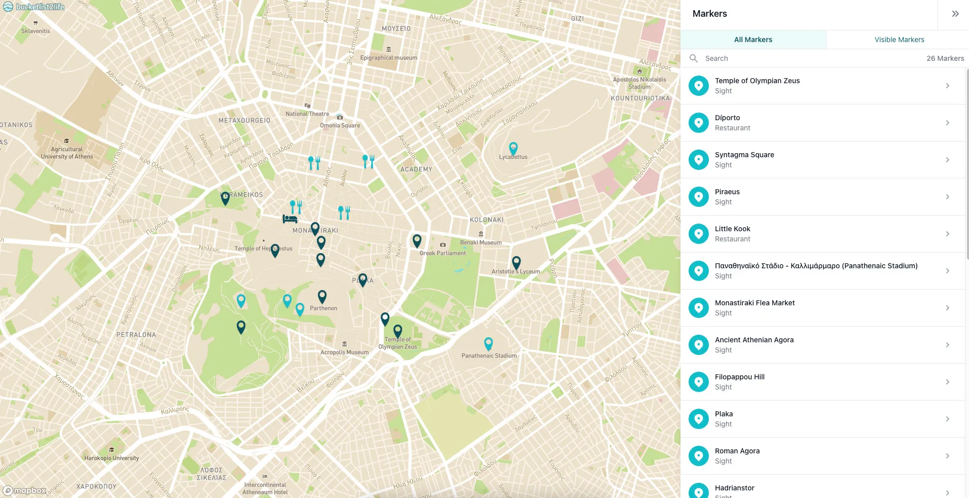 Picture of Travel planning map