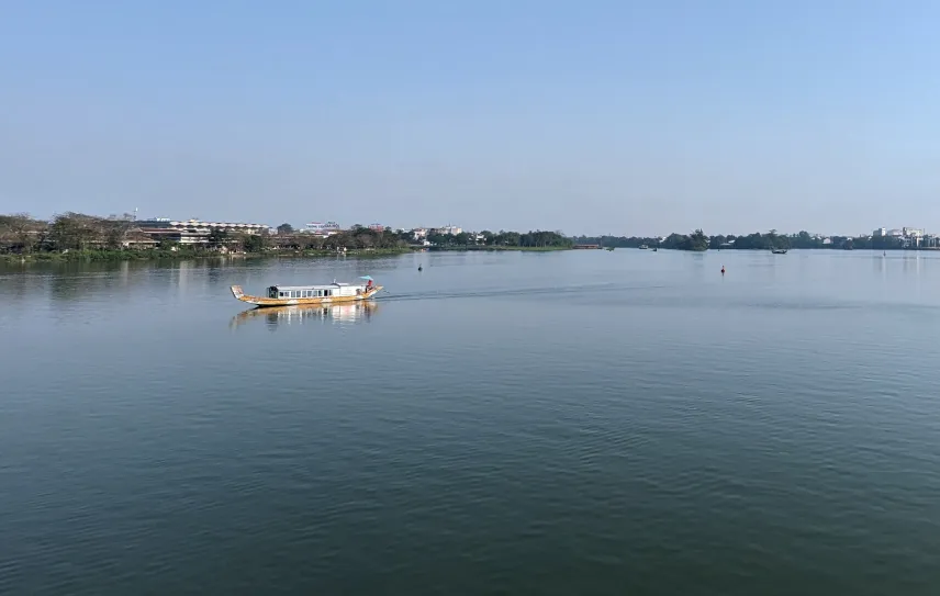 Picture of Dragon boat on the Perfume River