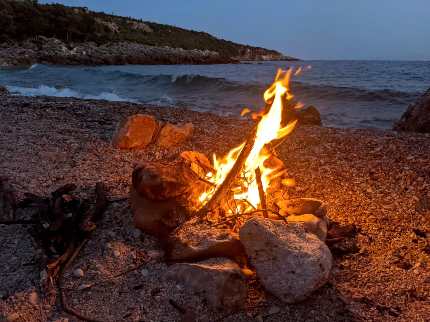 Picture of Campfire at the beach