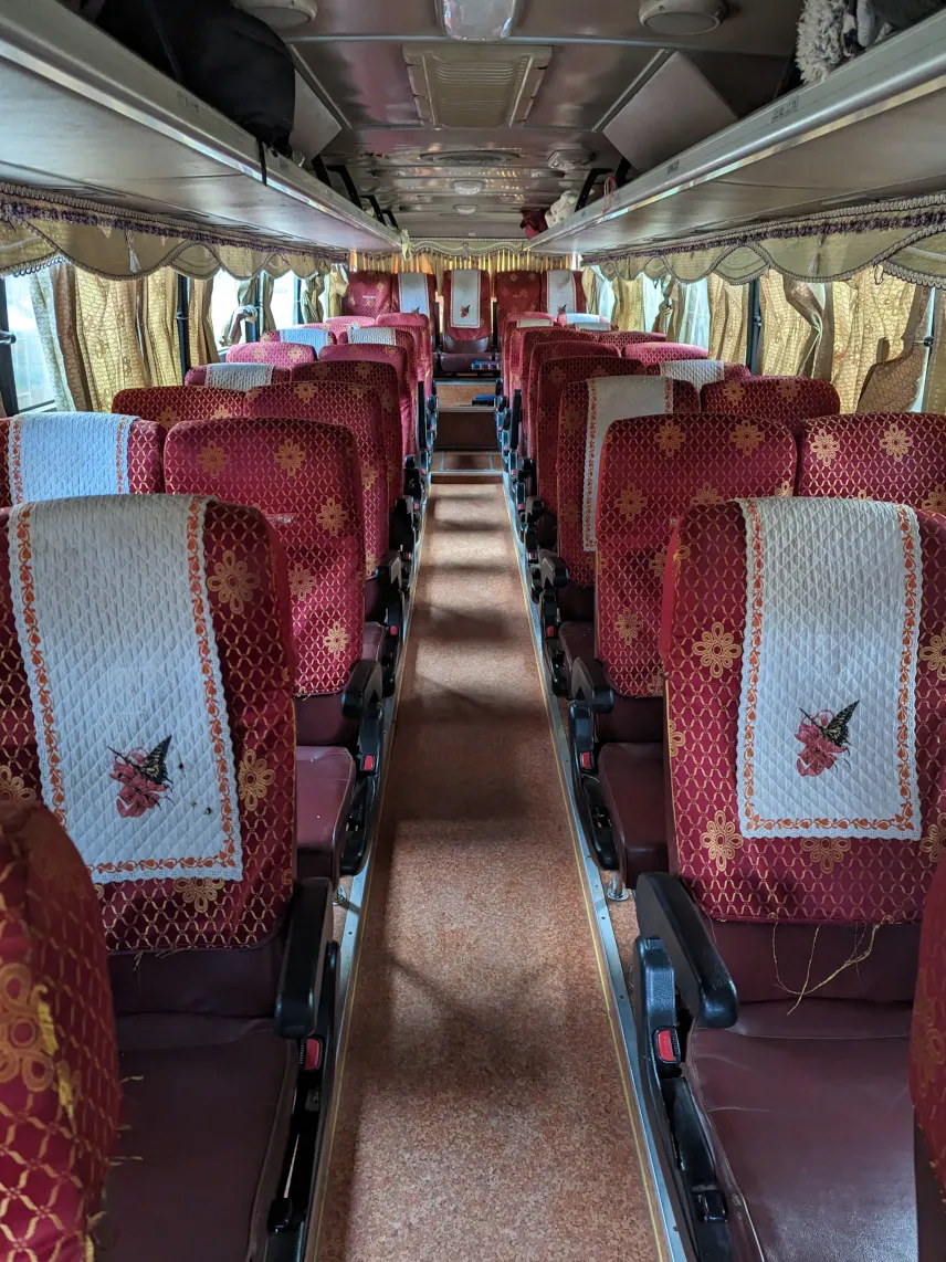 Picture of Bus from Vientiane to Kong Lor