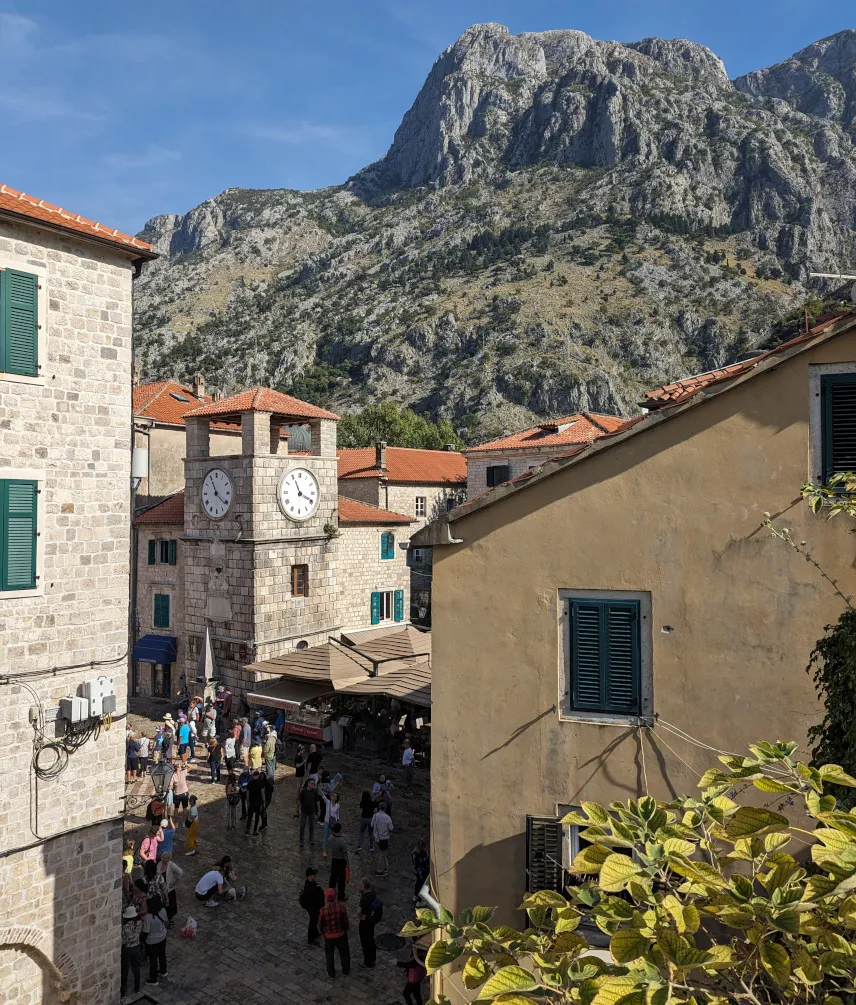 Picture of Kotor Square of Weapons with Clock Tower