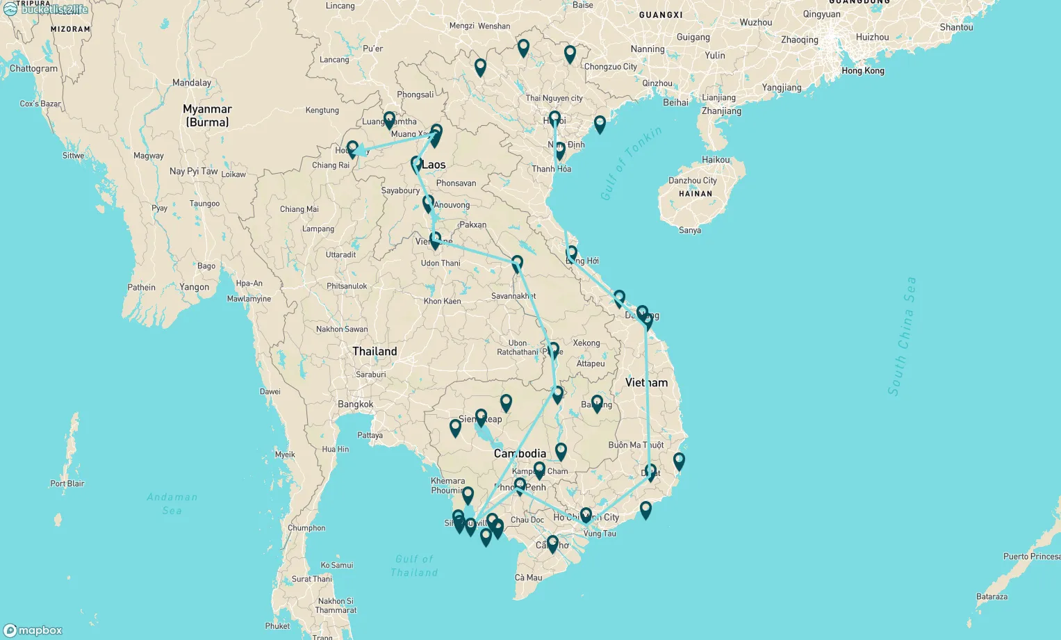 Picture of 3 Months in Southeast Asia Itinerary