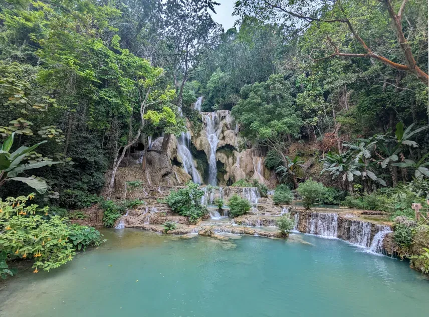 Picture of Kuang Si waterfall, Central Laos