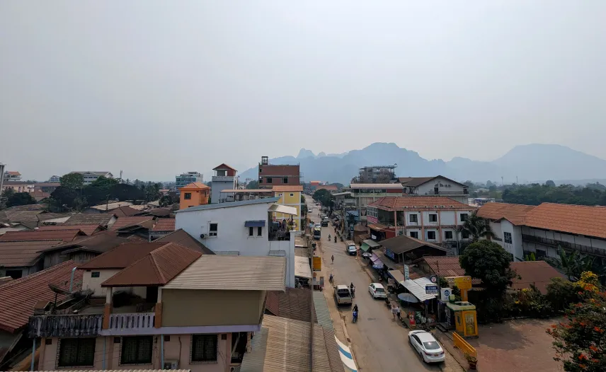 Picture of View from Vang Vieng Freedom View Hostel