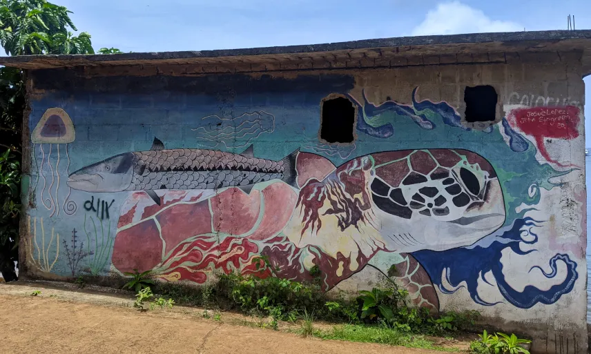 Picture of Mural on Little Corn Island