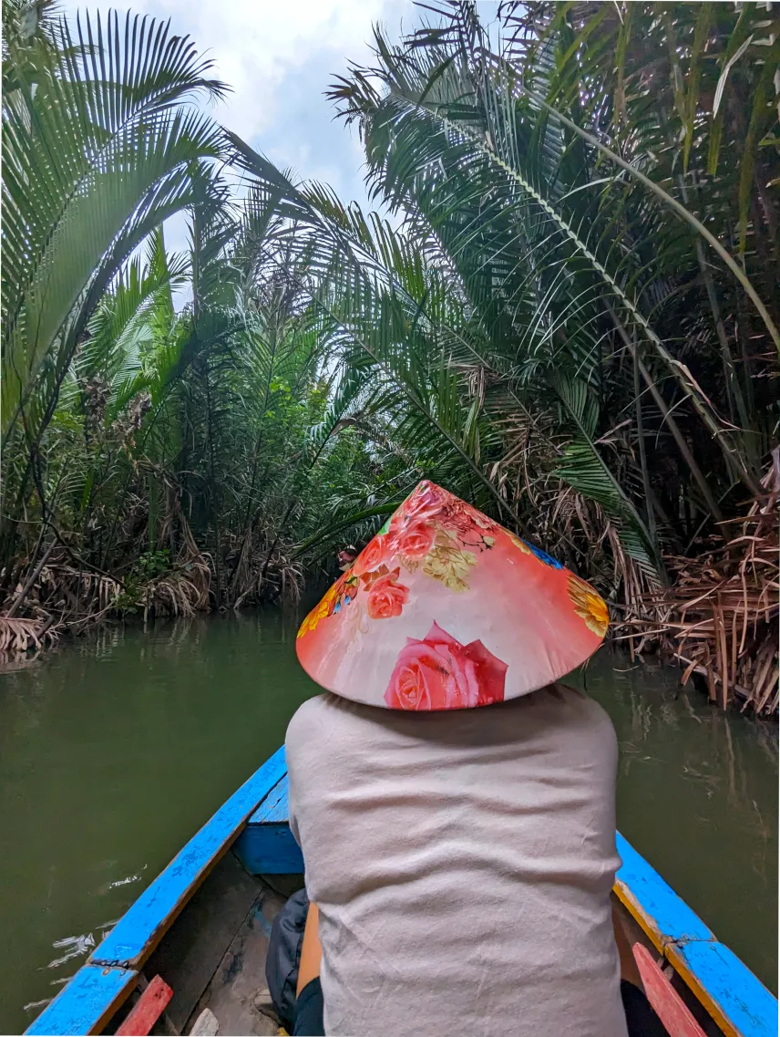 Picture of Sampan ride in the Mekong Delta