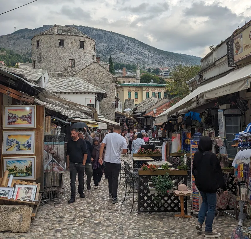 Wandering around Mostar