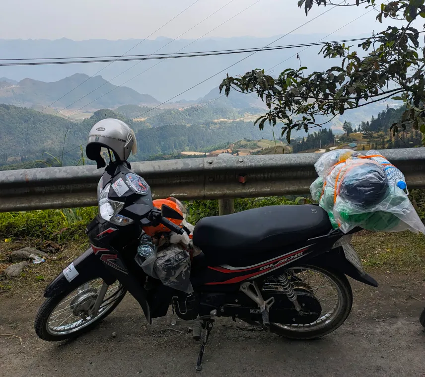 Picture of Our motorbike on Ha Giang Loop Vietnam Tour