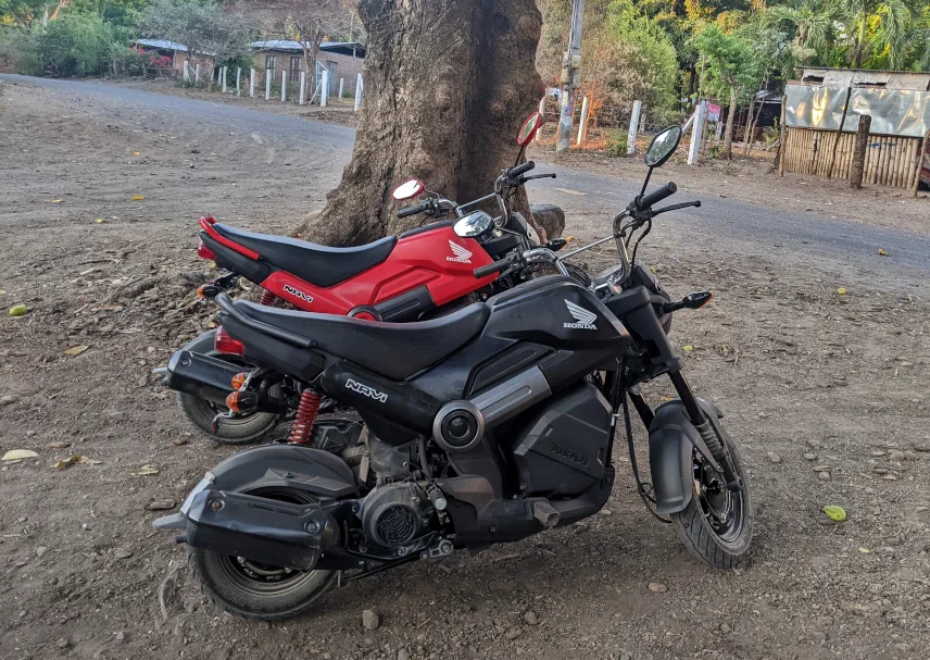 Picture of Our bikes on Ometepe