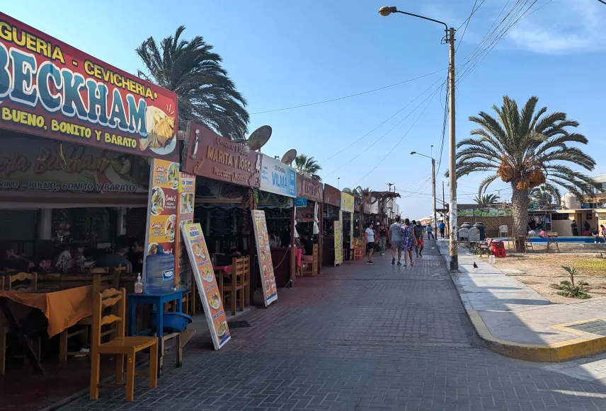 Picture of Food stalls at the Paracas Malecon