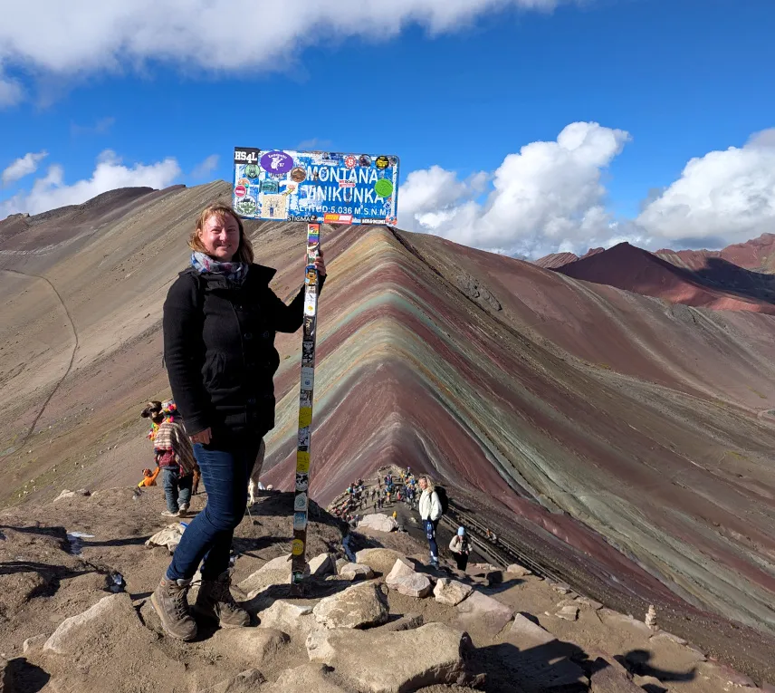 Picture of The top of Vinicunca