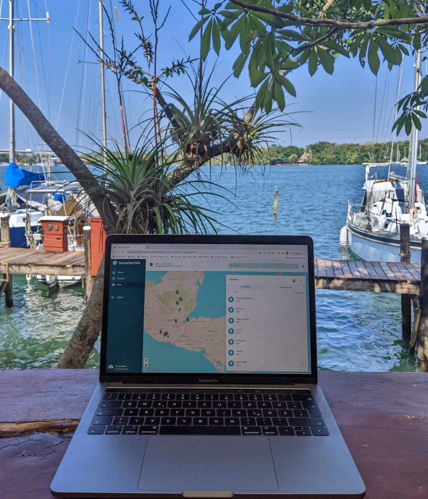 Picture of Working remotely in Rio Dulce