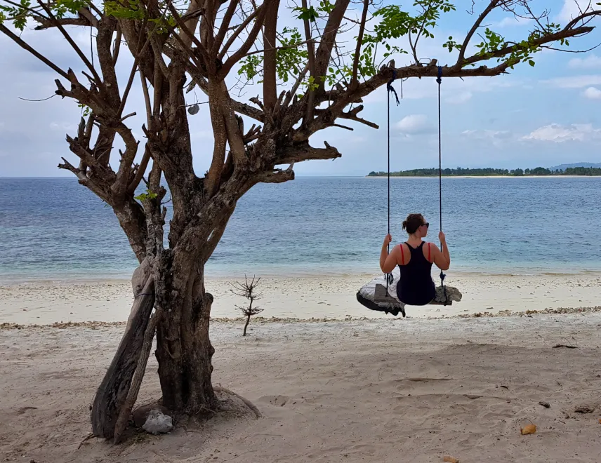 Picture of Instagram swing on Gilis Lombok