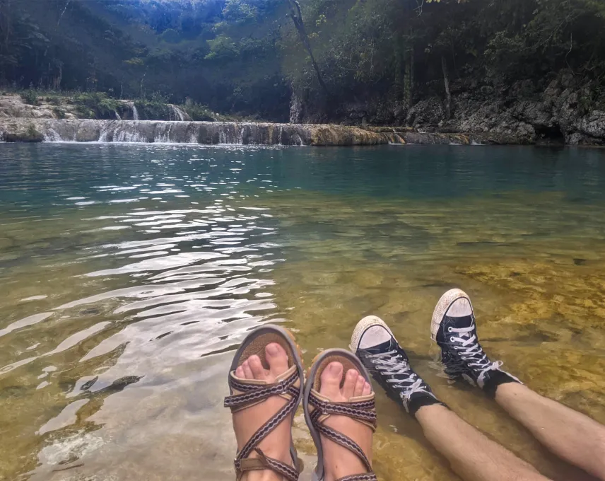 Picture of natural pool