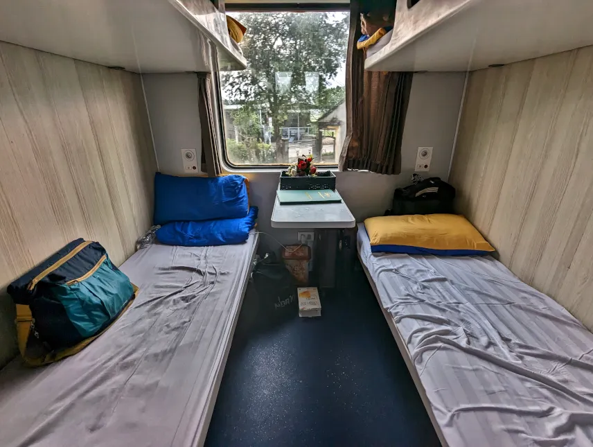 Picture of Our beds in the Vietnamese overnight train