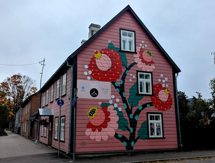 Picture of Wooden houses in Tartu