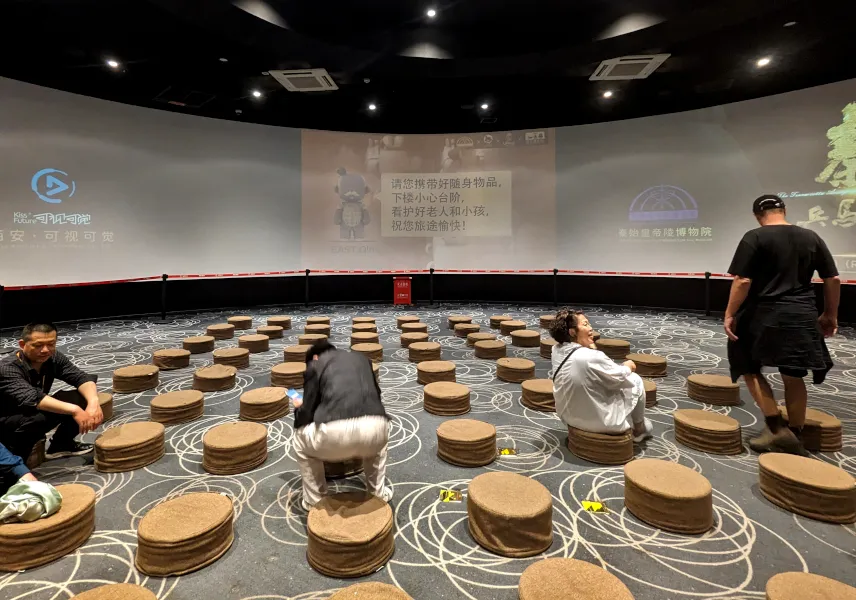 Picture of 360-degree cinema at Terracotta Army