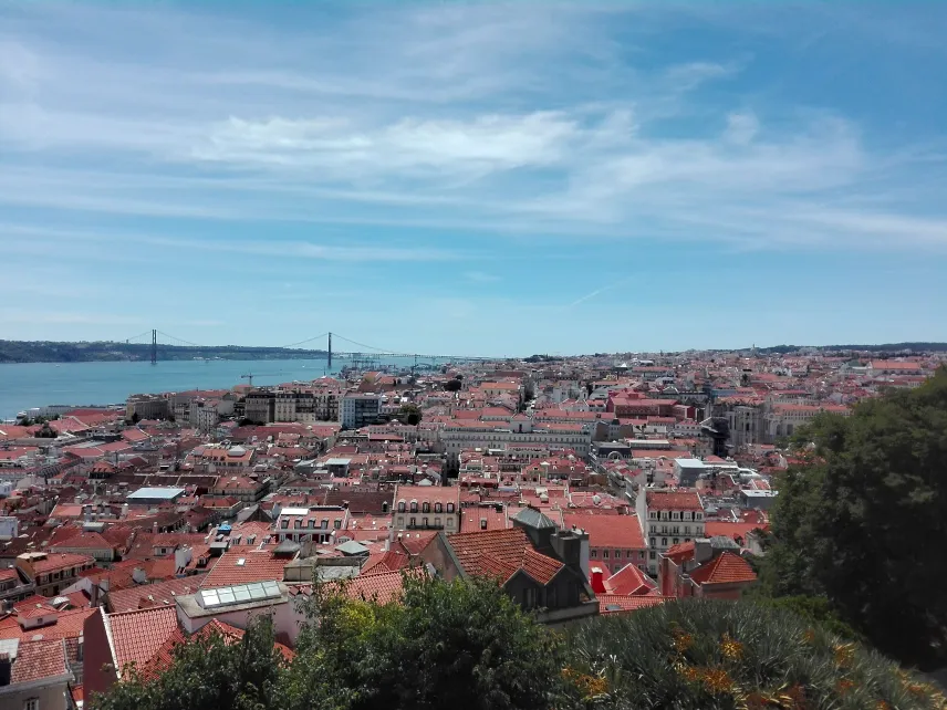 Picture of Lisbon from the castle