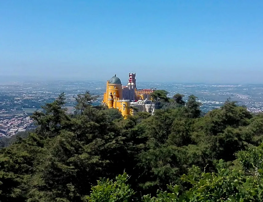 Picture of Pena Palace from afar