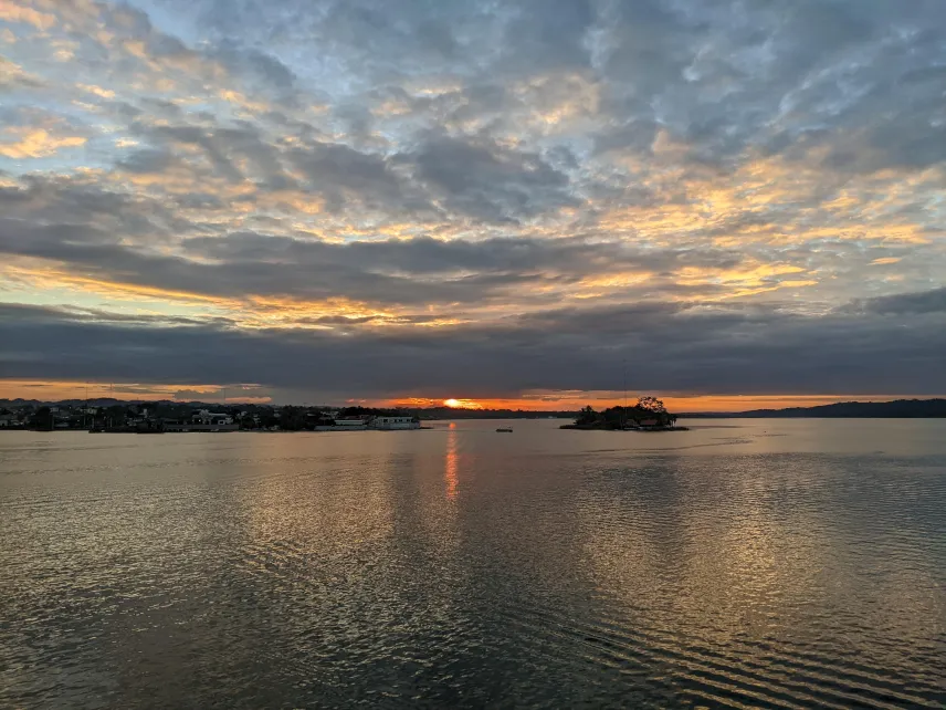 Picture of Sunset over Lake Peten