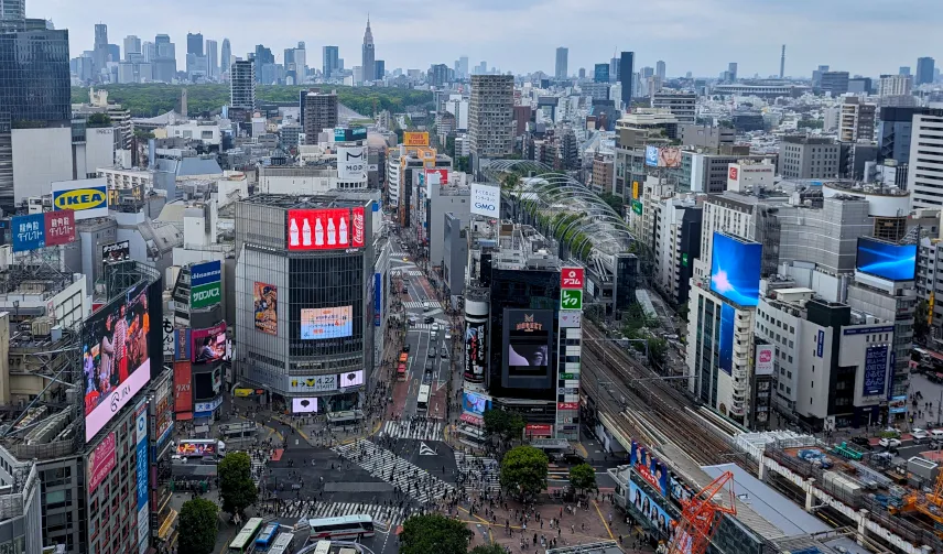 Picture of View from CÉ LA VI rooftop bar in Tokyo