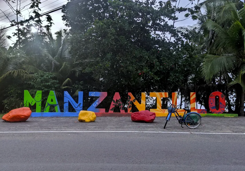 Picture of a bike in Puerto Viejo