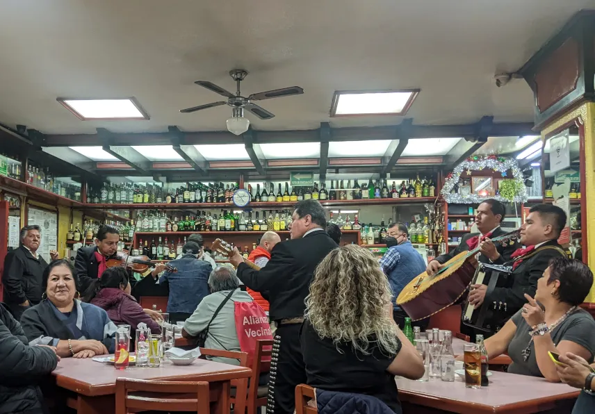 Picture of Mariachi restaurant in Mexico City