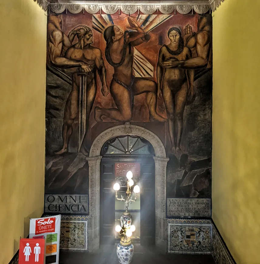 Picture of mural at Casa de los Azulejos