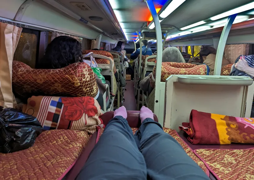 Picture of Sleeper bus with three rows